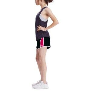 Reebok Women's Active Identity Training Pull-On Woven Shorts Black Pink M